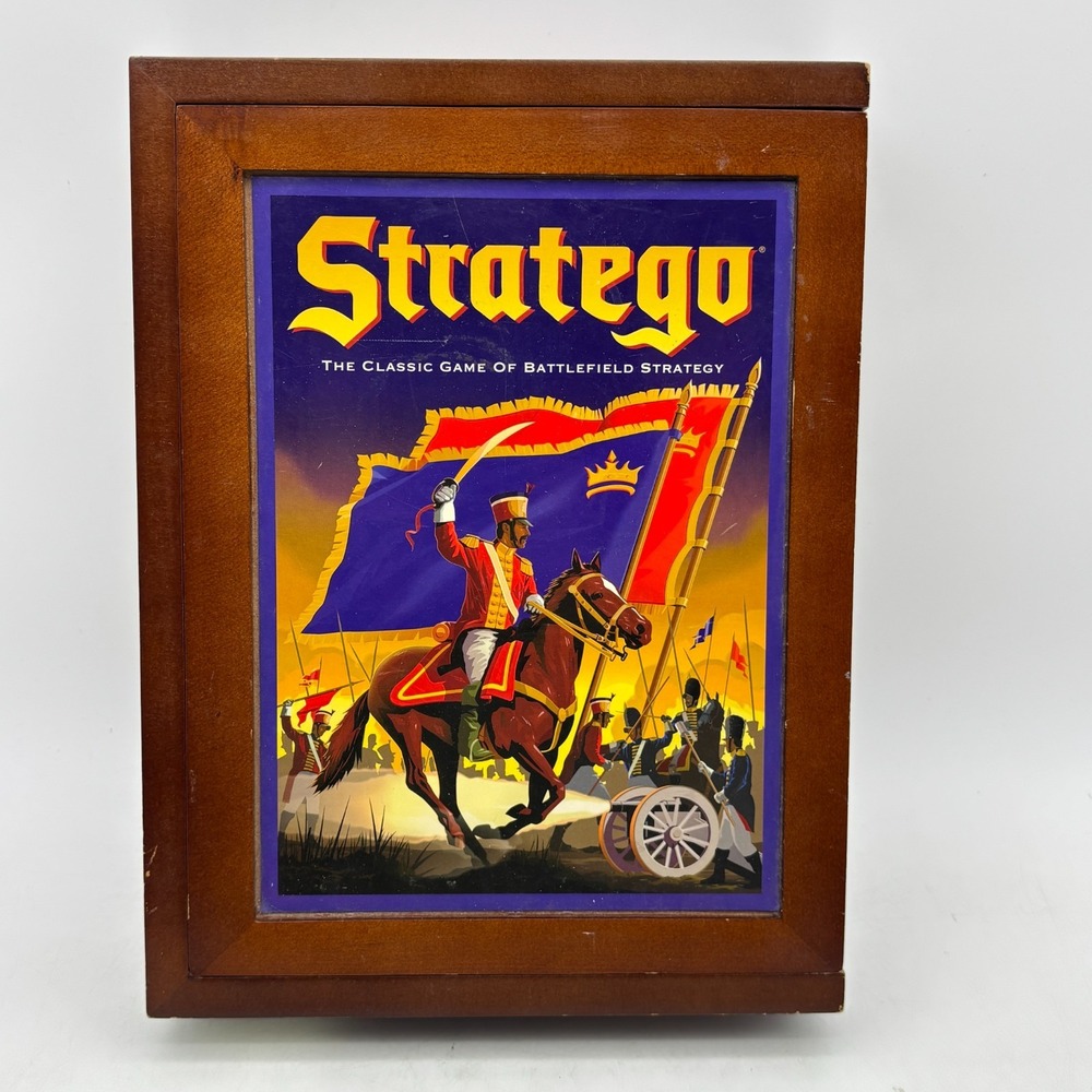 Stratego Vintage Game Collection COMPLETE Hasbro 2009 Capture Flag Bookshelf